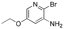 2-溴-3-氨基-5-乙氧基吡啶 结构式