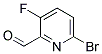 6-Bromo-3-fluoro-2-formylpyridine 结构式