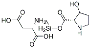 甲基硅烷醇羟脯氨酸酯天冬氨酸酯 结构式