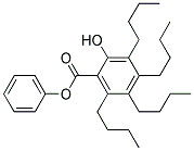 四丁基苯酚羟基苯甲酸酯 结构式