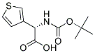 BOC-D-2-(3-噻吩基)甘氨酸 结构式