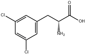 3,5-DICHLORO-D-PHENYLALANINE 结构式