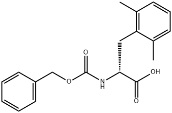 CBZ-2,6-DIMETHY-D-PHENYLALANINE 结构式