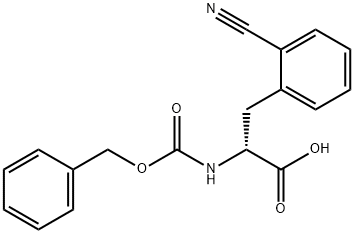 CBZ-2-CYANO-D-PHENYLALANINE 结构式