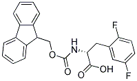 Fmoc-2,5-Difluoro-D-Phenylalanine 结构式