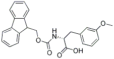 Fmoc-3-Methoxy-D-Phenylalanine 结构式