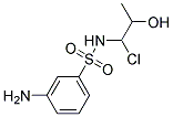 3-amino-N-(1-chloro-2-hydroxypropyl)benzenesulfonamide 结构式