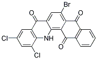 6-bromo-10,12-dichloronaphtho[2,3-c]acridine-5,8,14(13H)-trione 结构式