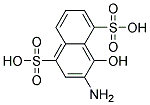 3-amino-4-hydroxynaphthalene-1,5-disulfonic acid 结构式