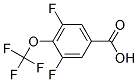 3,5-二氟-4-三氟甲氧基苯甲酸 结构式