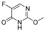 5-氟-2-甲氧基嘧啶-4(3H)酮 结构式