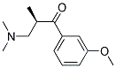 (R)-3-(dimethylamino)-1-(3-methoxyphenyl)-2-methylpropan-1-one 结构式