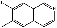 7-氟-6-甲基异喹啉 结构式