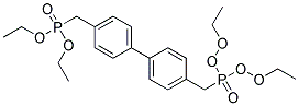 4'-(Diethoxy-phosphorylmethyl)-biphenyl-4-ylmethyl-phosphonicaciddiethylester 结构式