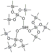 TRIS[TRIS(TRIMETHYLSILOXY)SILOXY]SILANE 90% 结构式