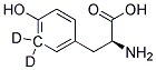 L-TYROSINE (3,3-D2, 98%) 结构式