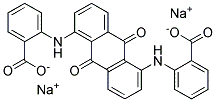 ANTHRAQUINONE-1,5-BIS-ANTHRANILIC ACID DISODIUM SALT 结构式