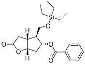 BENZOIC ACID (3AR,4S,5R,6AS)-2-OXO-4-TRIETHYLSILANYLOXYMETHYL-HEXAHYDRO-CYCLOPENTA[B]FURAN-5-YL ESTER 结构式