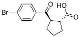 (+/-)-TRANS-2-(4-BROMO-BENZOYL)-CYCLOPENTANECARBOXYLIC ACID 结构式