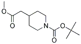 N-BOC-PIPERIDIN-4-YL-ACETIC ACID METHYL ESTER 结构式