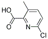 6-CHLORO-3-METHYL-2-PYRIDINE CARBOXYLIC ACID 结构式