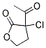 Alpha-Chloro-Alpha-Acetyl-Gamma-Butyrolactone 结构式