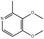 3,4-二甲氧基-2-甲基吡啶 结构式