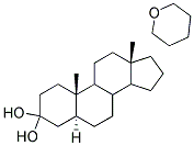 5Alpha-Androstandioltetrahydropyran Ether 结构式