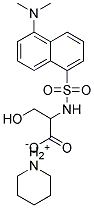 Dansyl-Dl-SerinePiperidiniumSalt 结构式