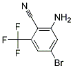 3-Amino-5-Bromo(Cyano)Benzotrifluoride 结构式