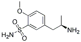 5-((2R)-2-Aminopropyl)-2-MethoxybenzeneSulphonamide 结构式