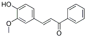 4-Hydroxy-3-MethoxyChalcone 结构式