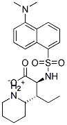 Dansyl-Dl-IsoleucinePiperidiniumSalt 结构式