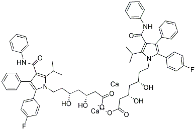 AtorvastaqtinCalcium 结构式