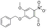 4-Methoxy-3-(Phenylmethoxy)-6-Nitro Benzaldehyde 结构式