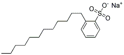 N-DODECYLBENZENESULFONATE SODIUM SALT 结构式