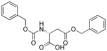 N-CBZ-D-ASPARTIC ACID BETA-BENZYL ESTER 结构式