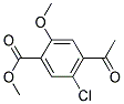 METHYL 5-CHLORO-4-ACETYL-2-METHOXY BENZOATE 结构式