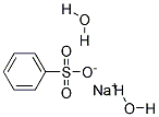 Benzenesulfonic acid, sodium salt dihydrate 结构式