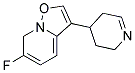 6-FLUORO-3-(TETRAHYDROPYRIDINE-4-YL)BENZO[B]ISOXAZOL 结构式