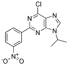 6-CHLORO-9-ISOPROPYL-2-(3-NITROPHENYL)-9H-PURINE 结构式