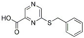 6-[(PHENYLMETHYL)THIO]-PYRAZINECARBOXYLIC ACID 结构式