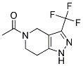 5-ACEETYL-4,5,6,7-TETRAHYDRO-3-TRIFLUOROMETHYLPYRAZOLO-[4,3-C]-PYRIDINE 结构式