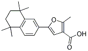5-(1,2,3,4-TETRAHYDRO-1,1,4,4-TETRAMETHYLNAPHTHALEN-6-YL)-2-METHYLFURAN-3-CARBOXYLIC ACID 结构式