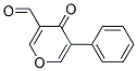 4-OXO-5-PHENYL-4H-PYRAN-3-CARBALDEHYDE 结构式