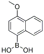 4-METHOXY-1-NAPHTHALENEBORONIC ACID 结构式