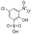 4-CHLORO-2-NITROPHENOL-6-SULFONIC ACID 结构式