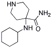 4-CARBAMOYL-4-CYCLOHEXYLAMINOPIPERIDINE 结构式