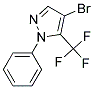 1-苯基-5-三氟甲基-4-溴-1H-吡唑 结构式