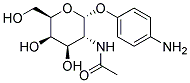 4-AMINOPHENYL 2-ACETAMIDO-2-DEOXY-A-D-GALACTOPYRANOSID 结构式